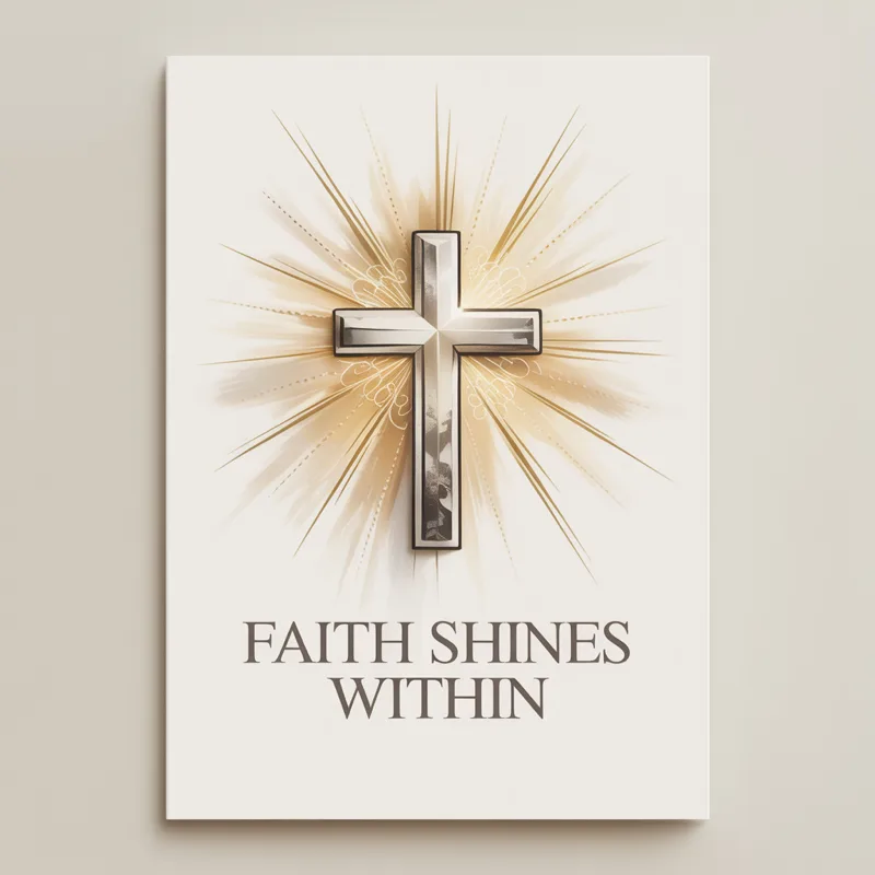Example faith t-shirt design made with SizzlePop AI