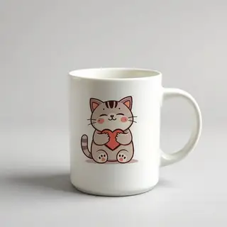 Kawaii Cat Mom mug