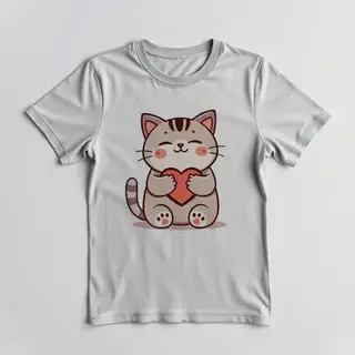 Kawaii Cat Mom tee