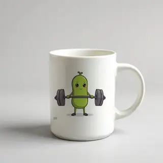 Gym Pickle mug
