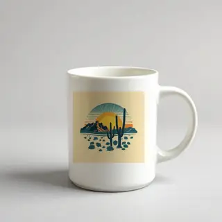 Retro Desert mug