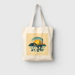 Retro Desert tote