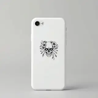 Blackwork Floral phone case