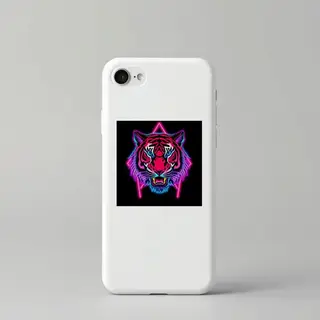 Neon Tiger phone case